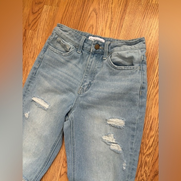 Flying Monkey distressed denim Cotton Jeans Womens NWOT F4148 Size 24 - Picture 5 of 9